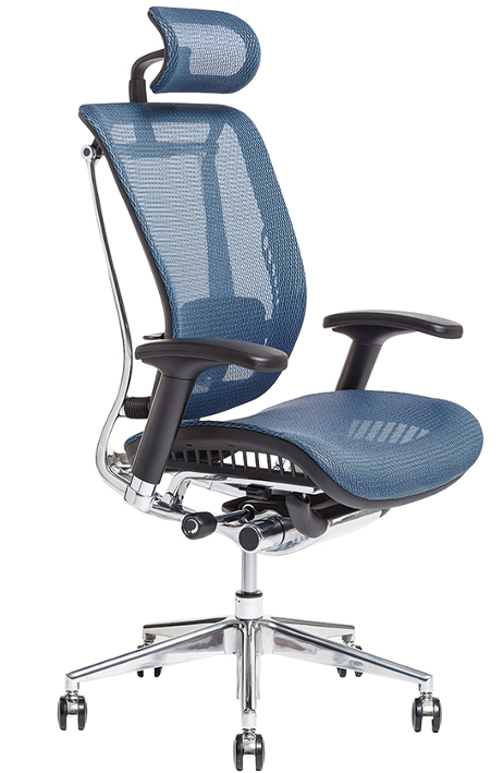 OFFICE PRO kancelářské křeslo Lacerta modrá 