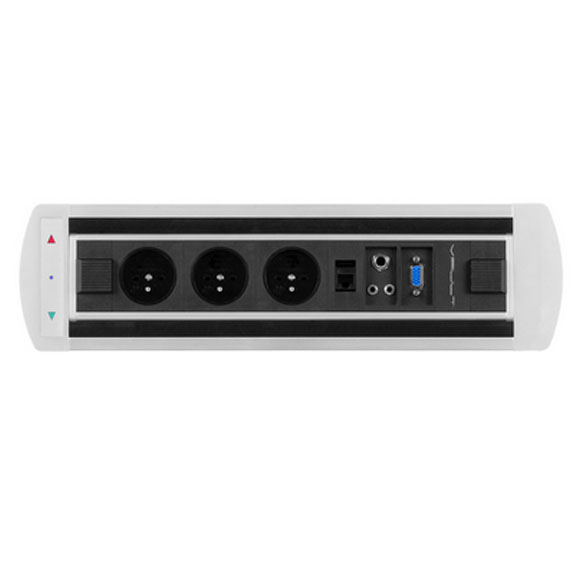 HUMANSCALE Float FNSR 63 160 x 80 cm VAULT BTCZ 004 Elektricky otočný panel, 3x el.zásuvka,1x data,VGA,audio,mikrof
40,3 × 11 × 10,3 mm