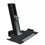 HUMANSCALE Quick Stand dva monitory velká platforma QSBC30 černo-šedá