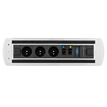 HOBIS Vertex Ergo 180 x 140 cm BTCZ003 3x el. zásuvka , 2x data , 1x VGA
