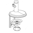 HUMANSCALE stojan uchycení svorkou způsob uchycení - clamp