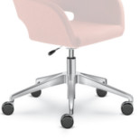 LD SEATING Polo F80-N6 Ocelový pětiramenný kříž na pyramidové bázi