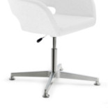 LD SEATING Polo F34-N6 Ocelový čtyřramenný výškově nastavitelný leštěný kříž