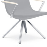 LD SEATING Moon K-N4 Ocelová čtyřnohá podnož