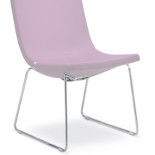 LD SEATING Moon N0 bílá drátěná ocelová podnož