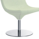 LD SEATING Moon F01-N4 podnož na centrální noze s podstavou