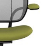 HUMANSCALE Liberty M pevné gelové Duron v látce potahu