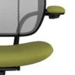HUMANSCALE Liberty C výškově stavitelné gelové Duron v látce potahu
