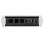 EXNER Exact XPV2 160 x 80 cm BTCZ004 3x el. zásuvka , 1x data , 1x VGA, 1x audio, mikrofon