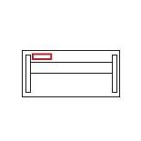 EXNER Exact XPV2 200 x 80 cm levá Vault bude umístěn nalevo z pozice sedícího.