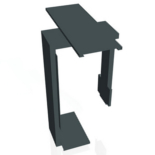 EXNER Exact XPV2 200 x 80 cm PC Holder černý závěsný otočný nosič