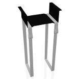 EXNER Exvizit VP2 200 x 80 cm PC Belt černý závěsný nosič s šedým popruhem